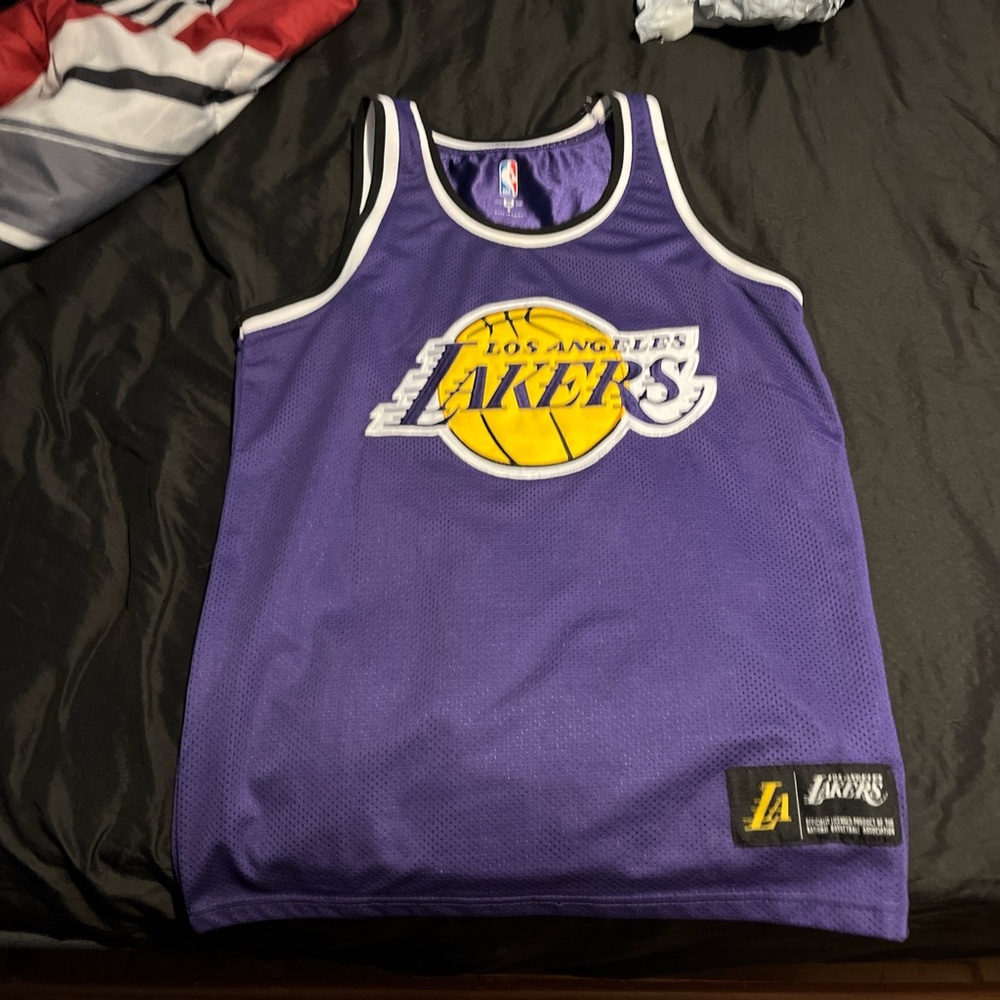 NBA Purple Lakers Game Jersey